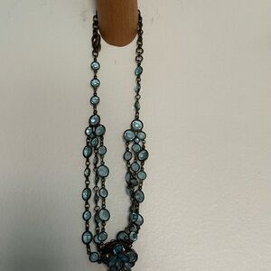 Sorrelli Regency Blue Statement Necklace- Vintage